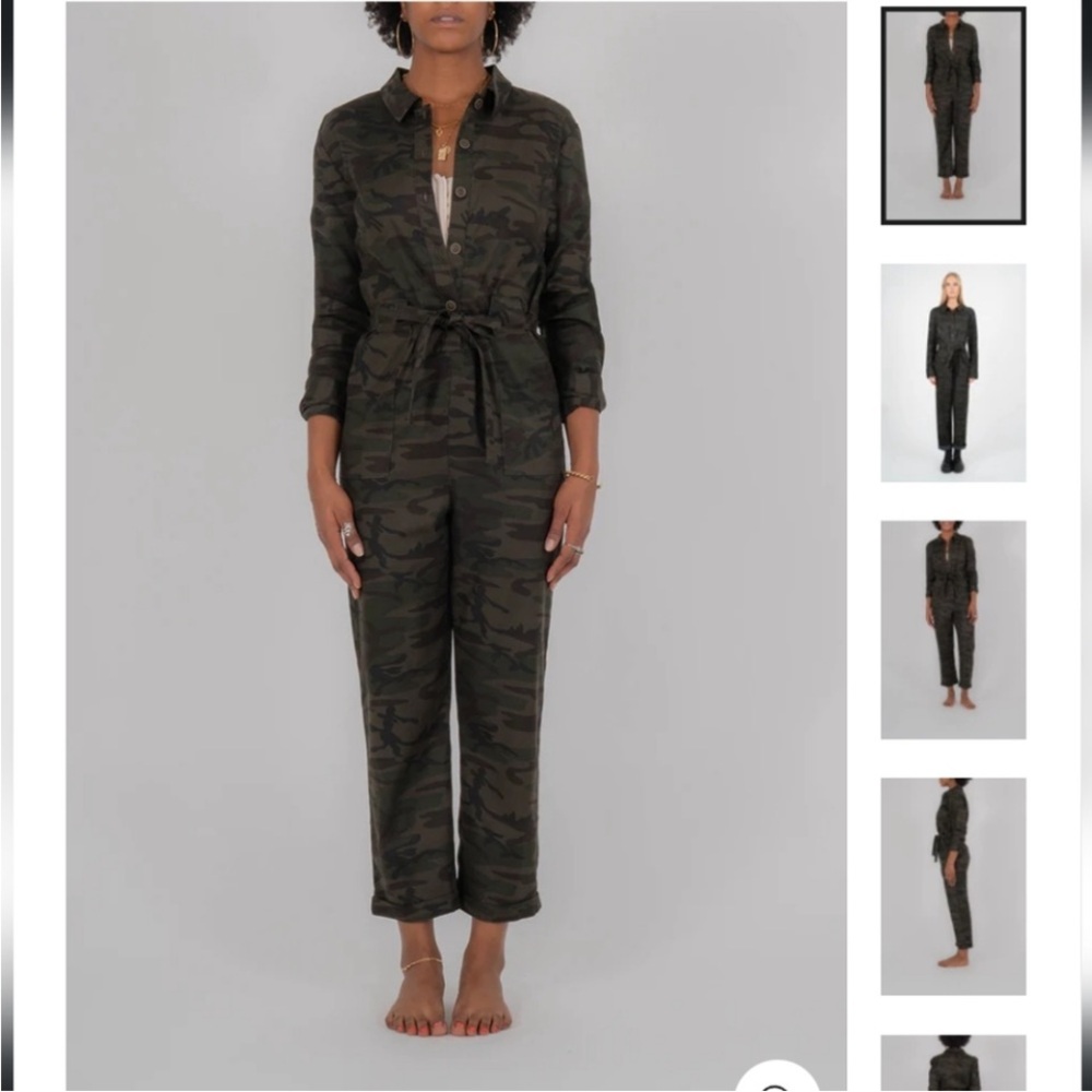 Level99 Marlow Camo Flight Jumpsuit Sz M